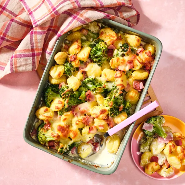 Schneller Gnocchi-Broccoli-Auflauf