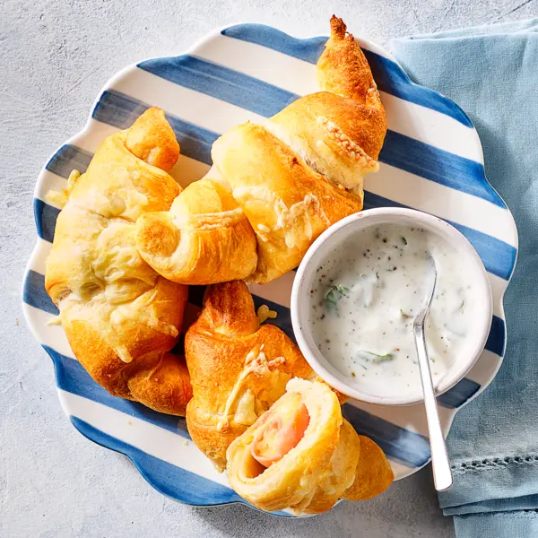 Käse-Schinken-Croissant