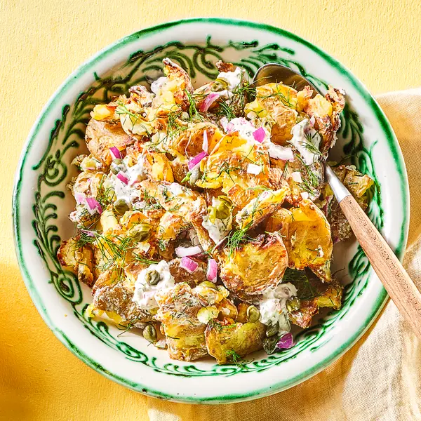 Knuspriger Kartoffelsalat