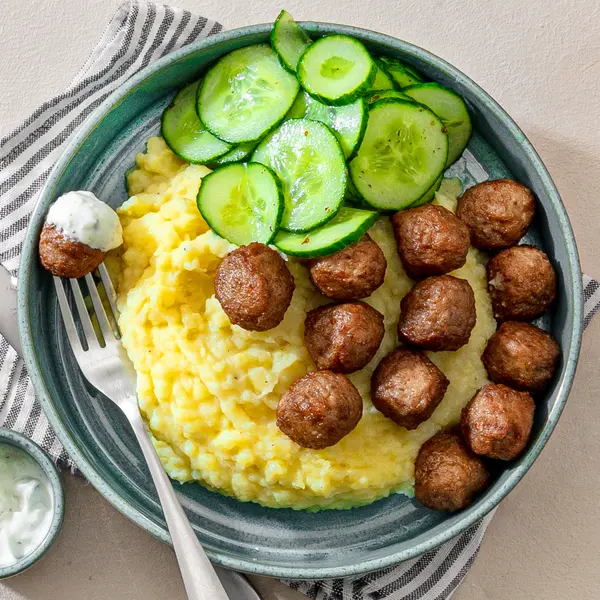 Köttbullar mit Kartoffelbrei