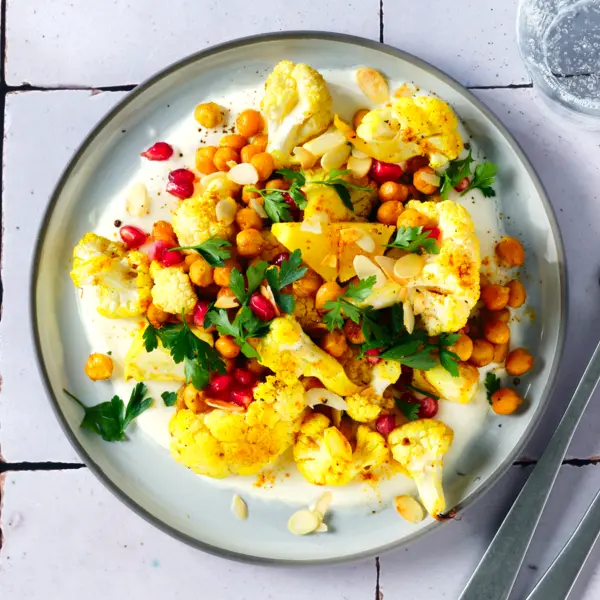 Gerösteter Blumenkohl-Salat