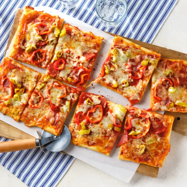 Schnelle Pizza Diavolo