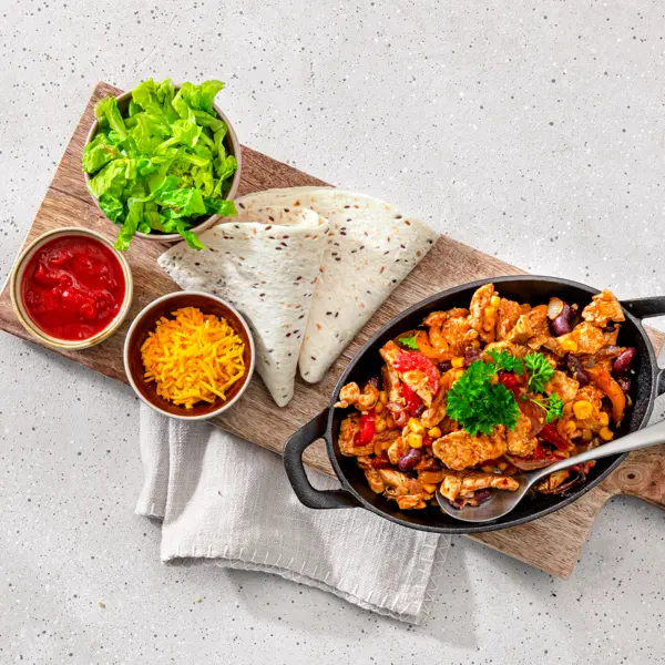 Puten-Fajitas