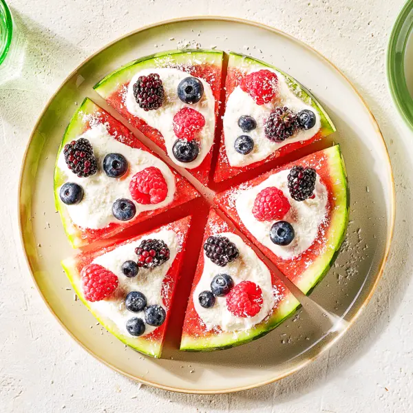Wassermelonen Pizza