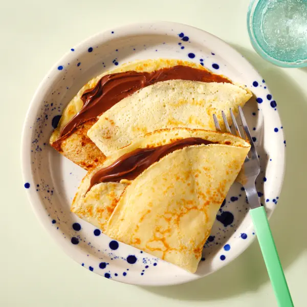 Pfannkuchen mit Schokocreme