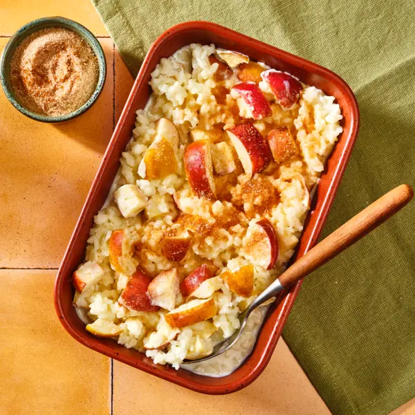 Apfel-Milchreis aus dem Backofen