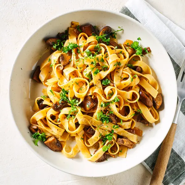 Tagliatelle mit Pilz-Ragu