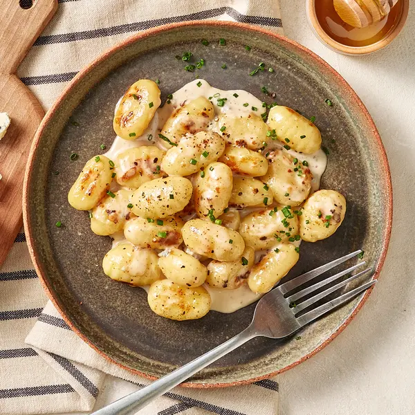 Gnocchi mit Blauschimmelkäse und Honig