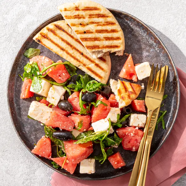 Erfrischender Melonen-Feta-Salat