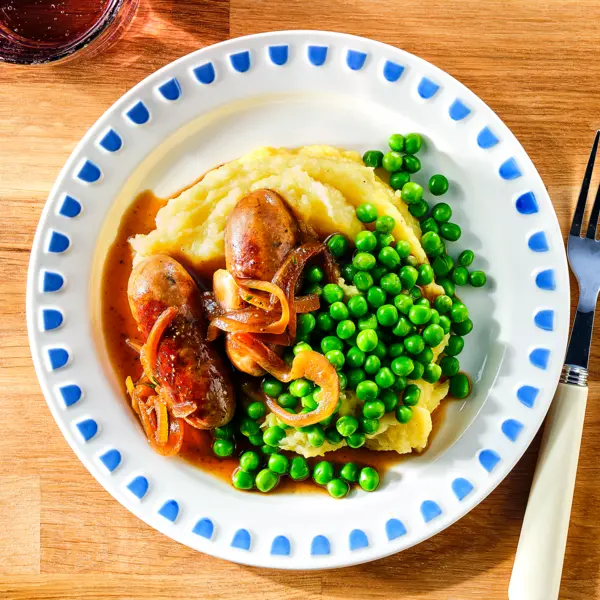 Schnelle Würstchen & Kartoffelbrei