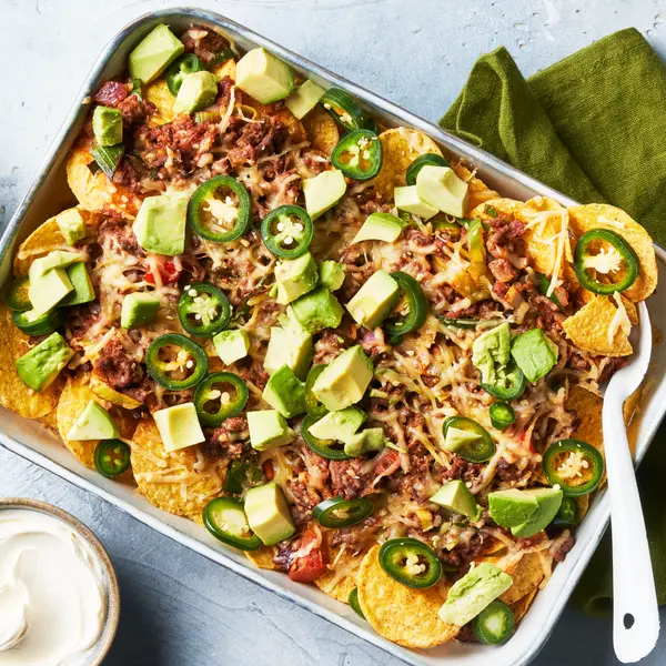 Knuspriger Nacho-Auflauf