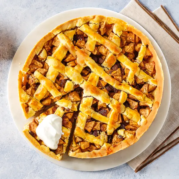 Klassische Apfeltarte