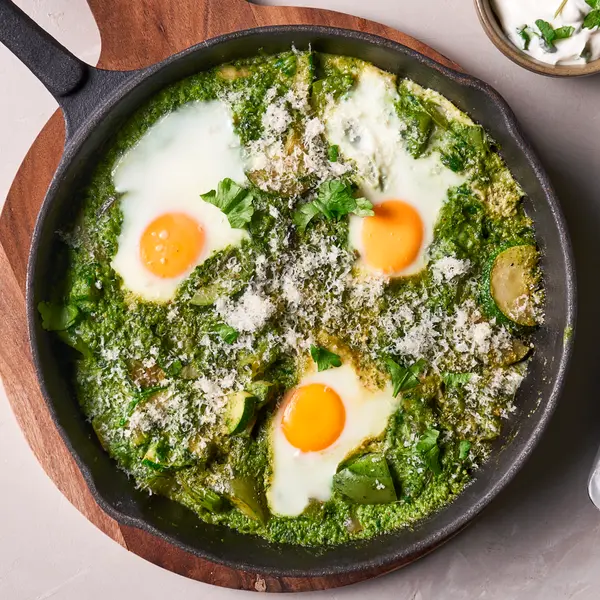 Grünes Shakshuka