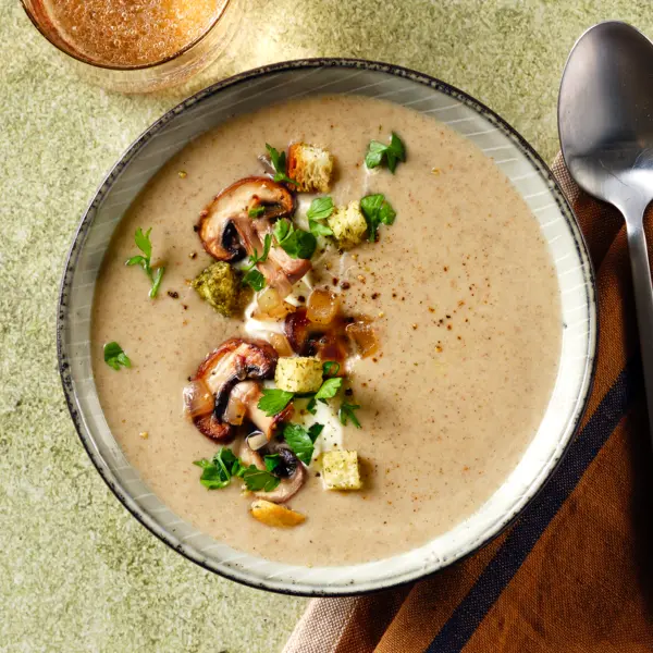 Champignon-Cremesuppe
