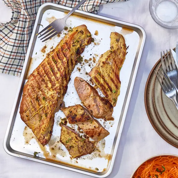 Mariniertes Schweinefilet für auf den Grill