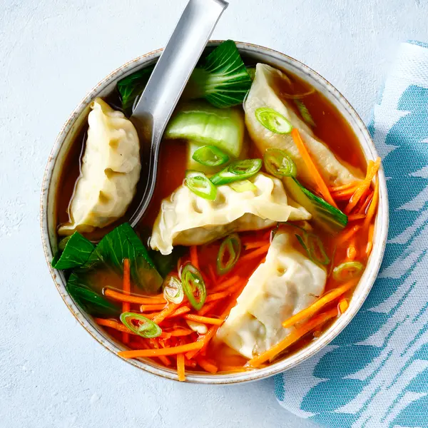 Schnelle Dumpling-Suppe