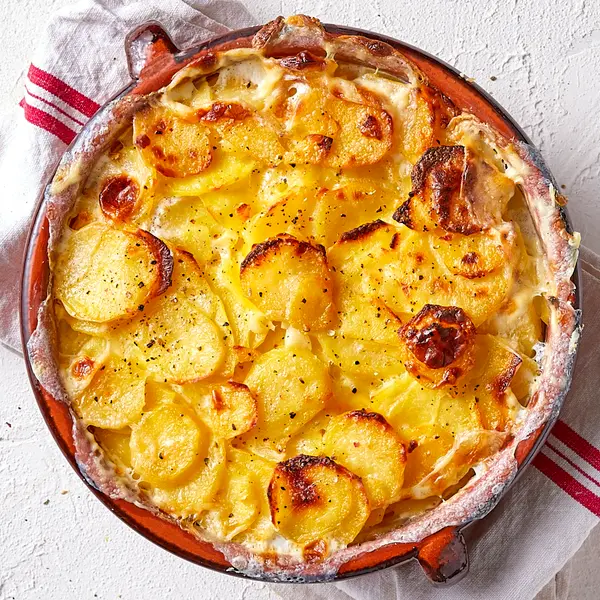 Kartoffeln Dauphiner Art