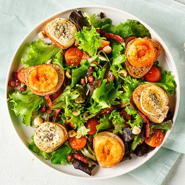 Warmer Ziegenkäse-Salat