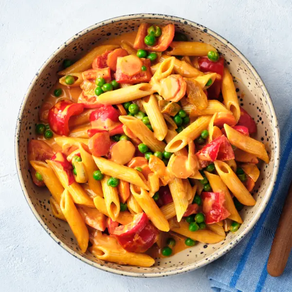 Currypasta mit Gemüse