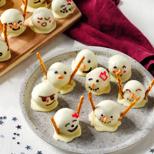 Kuchen-Schneemänner