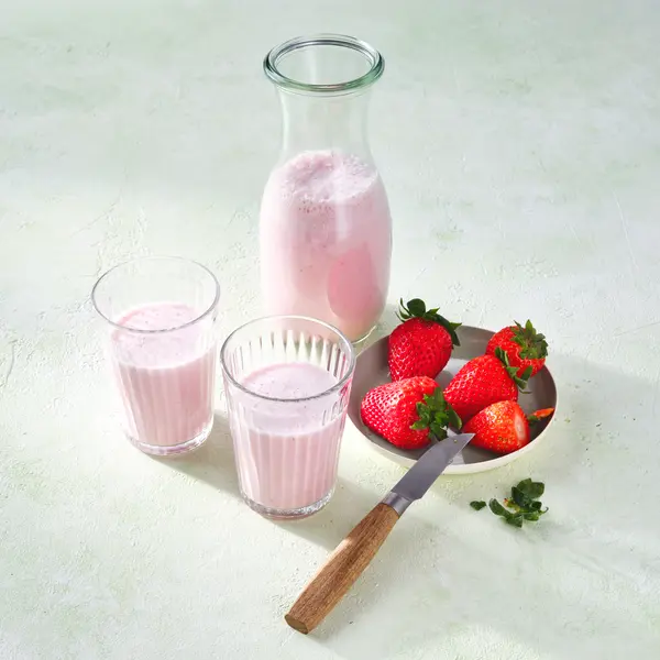 Erdbeermilch