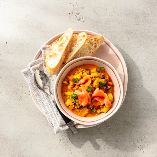 Hamburger Fisch-Curry