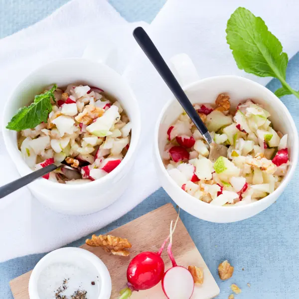 Kohlrabi-Radieschen-Salat