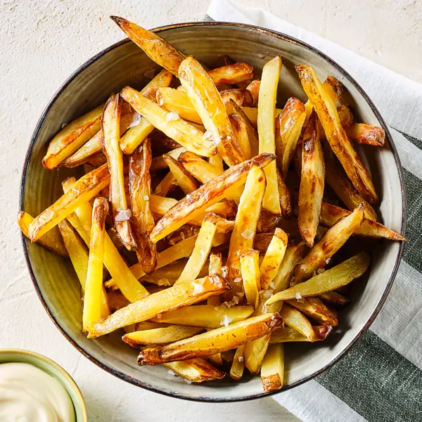 Frische Pommes aus dem Airfryer