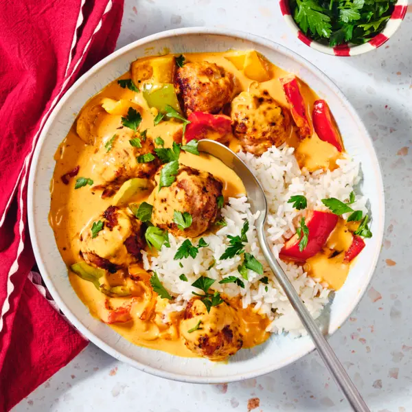 Hackbällchen Tikka Masala