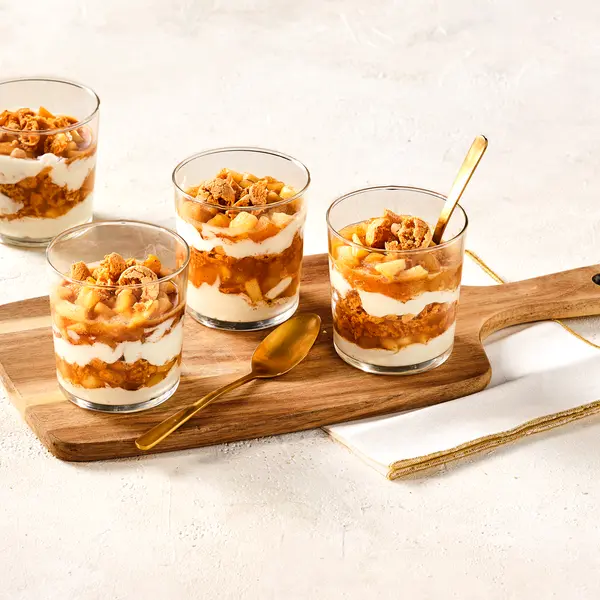 Bratapfel-Schichtdessert