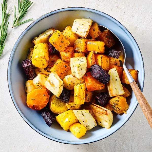 Geröstetes Gemüse aus dem Airfryer