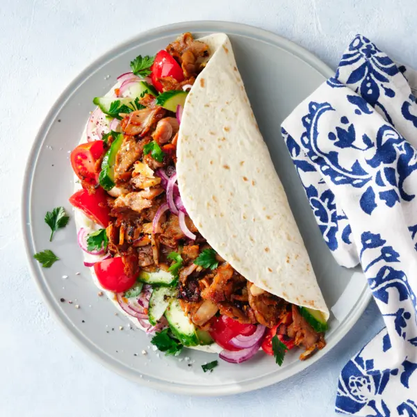 Einfacher Döner-Wrap